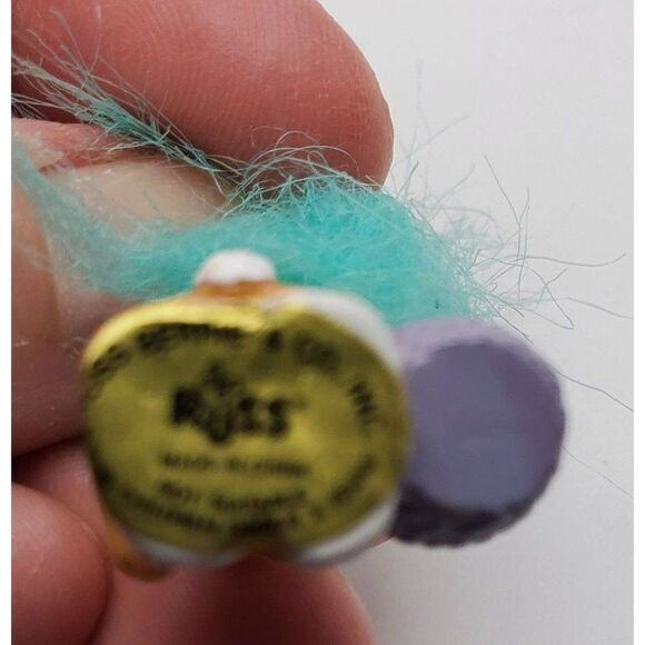 Vintage Troll Lot Of 7 Mini Russ 1" Bunny Rabbit Undressed - Picture 3 of 10